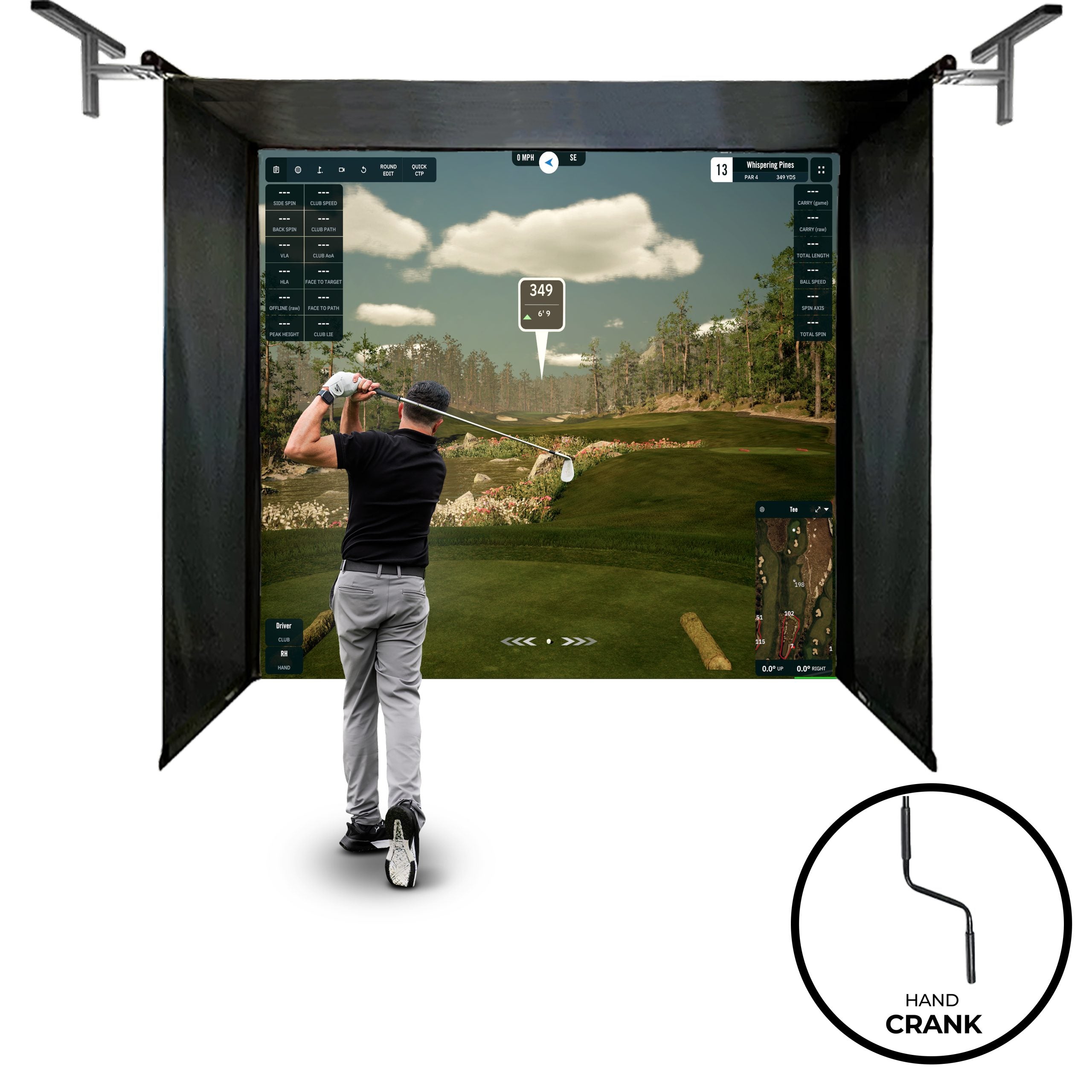 Vanish Series Retractable Golf Enclosure (Vanish 16H)