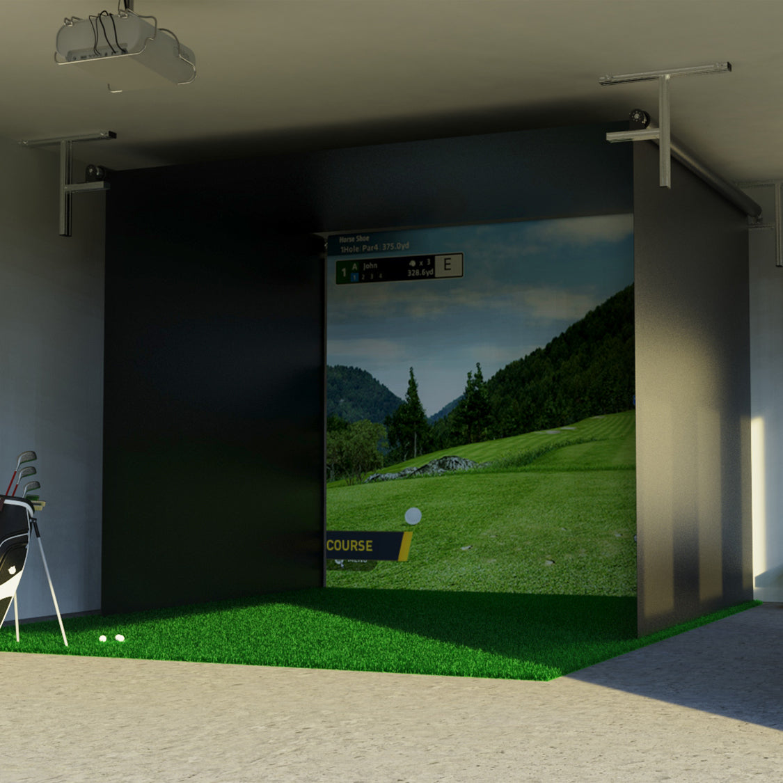 Vanish Series Retractable Golf Enclosure (Vanish 16H)
