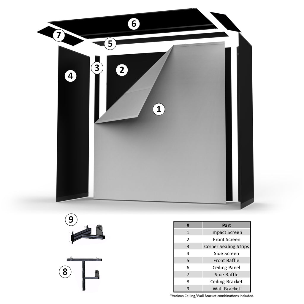 Vanish Series Retractable Golf Enclosure (Vanish 13H)