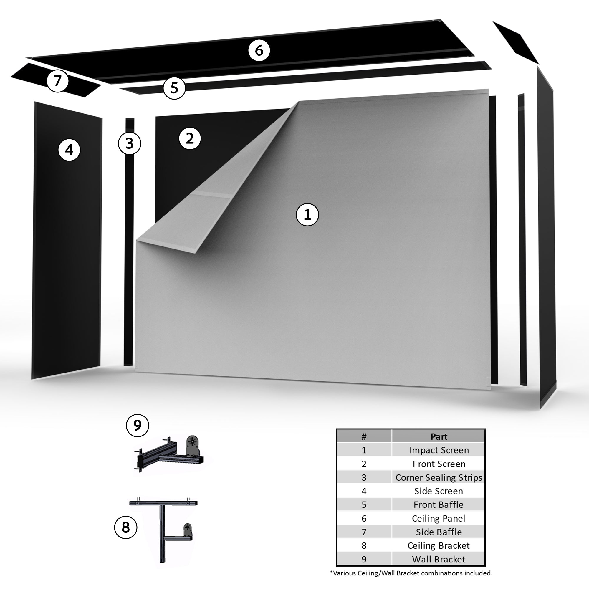 Vanish Series Retractable Golf Enclosure (Vanish 16H)