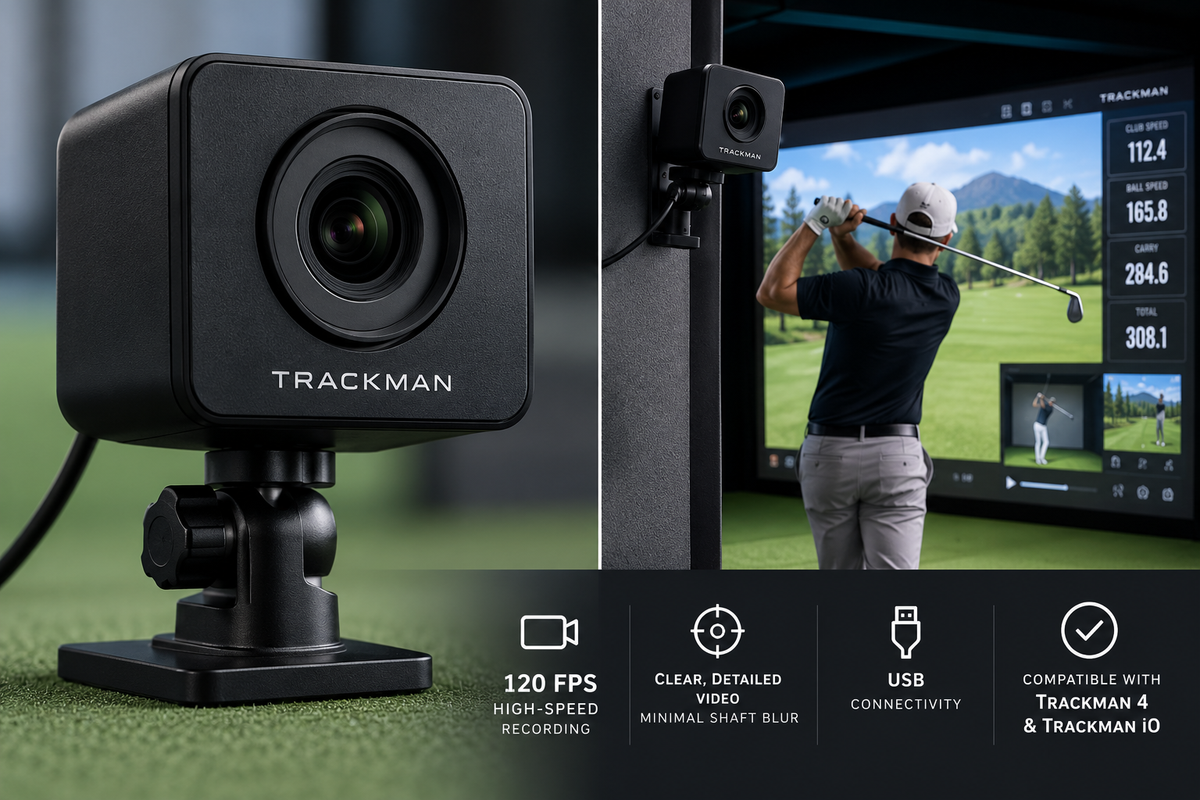 Trackman USB Swing Camera – Compatible with Trackman 4 & Trackman iO.