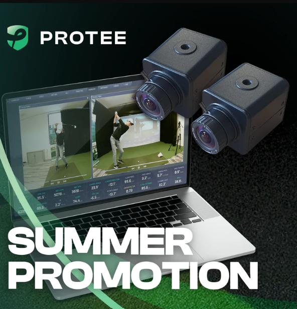 ProTee VX Launch Monitor (Includes 2 x High Speed Slow motion Cameras for Free)