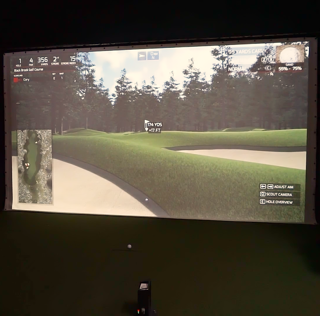 GTS Ultra custom made Golf Simulator Impact Screen