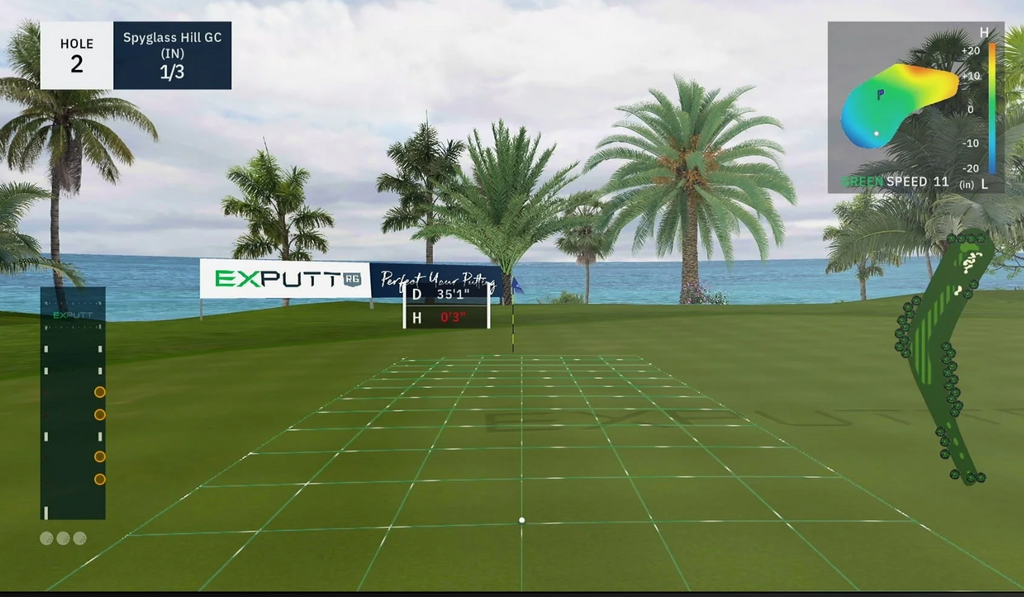 ExPutt, the ultimate home golf putting simulator