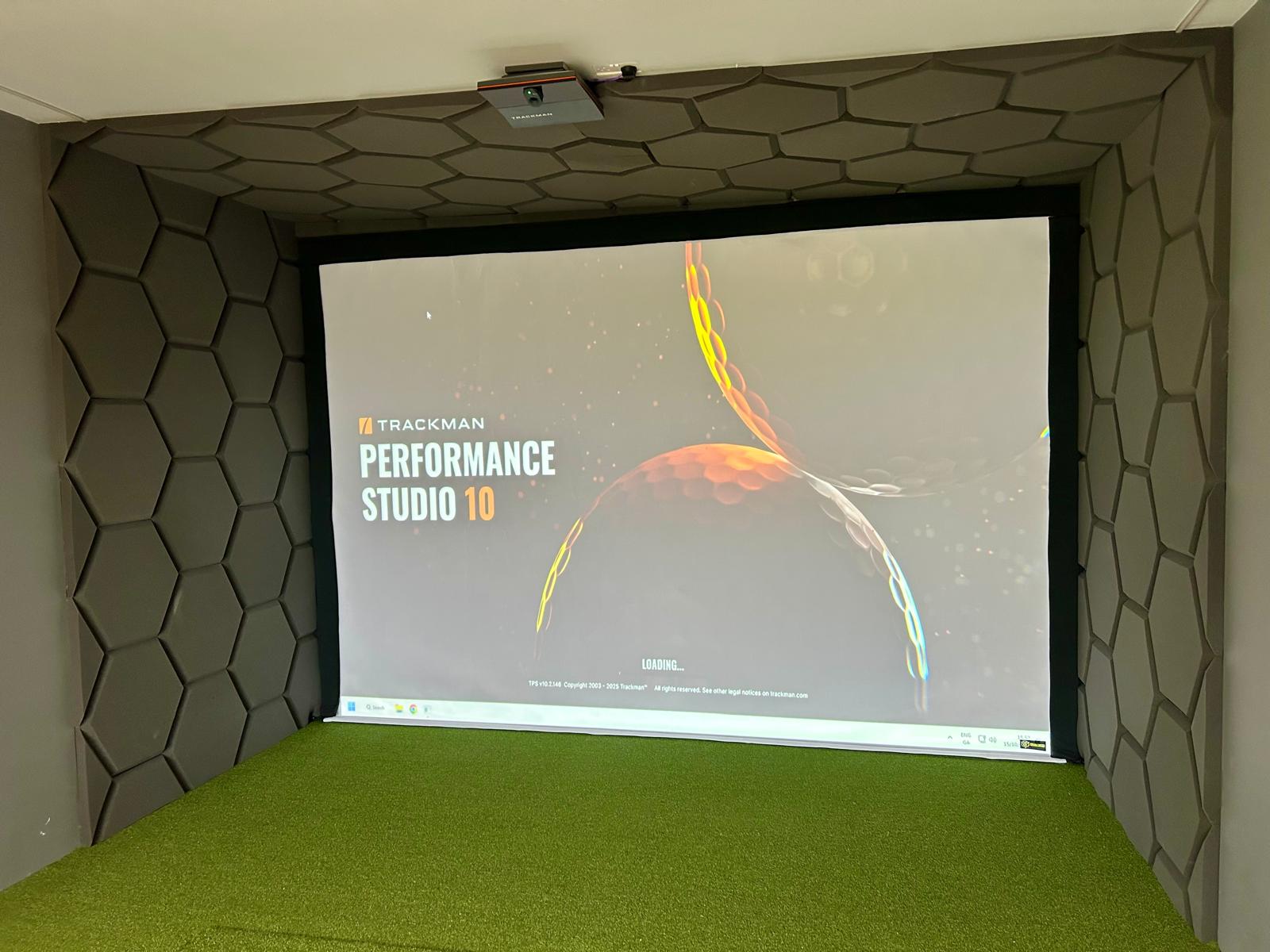 Hexagonal Golf Simulator Wall and Ceiling Foam Panels