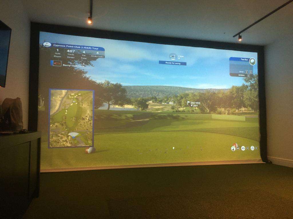 GTS Ultra custom made Golf Simulator Impact Screen