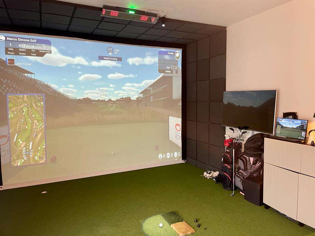GTS Ultra custom made Golf Simulator Impact Screen